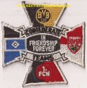 Freund BVB +VFB+FCN+ HSV in Friendship forever.jpg