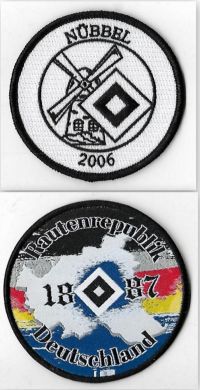 Nübbel & Rautenrepublik / unter Fan-Club Aufnäher