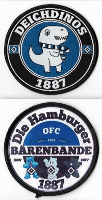 Deichdinos & Die Hamburger Bärenbande / unter Fan-Club Aufnäher