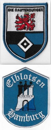 Die Rautenburger & Elblotsen / unter Fan-Club Aufnäher