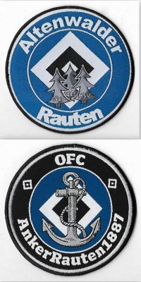 Altenwalder Rauten & Anker Rauten / unter Fan-Club Aufnäher