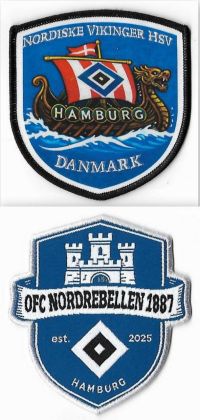 Nordiske Vikinger & Nordrebellen / unter Fan-Club Aufnäher