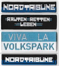 4 komerzielle Aufnäher 1887 / unter Normale Aufnäher