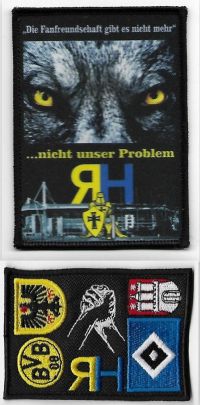 2x Ruhrpott Hanseaten / unter Fan-Club Aufnäher