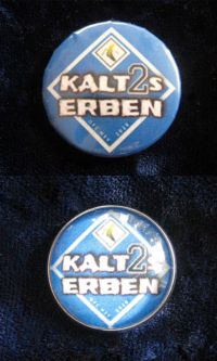 2x Kaltz Erben / unter Fan-Club Pins