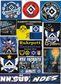 13x Aufkleber/ unter Aufkleber