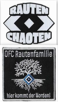 Rauten Chaoten & Rautenfamilie / unter Fan-Club Aufnäher