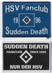 2x Sudden Death / unter Fan-Club Aufnäher